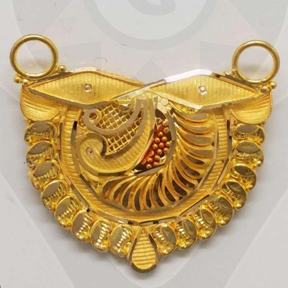 22k gold kalkatti design pendant