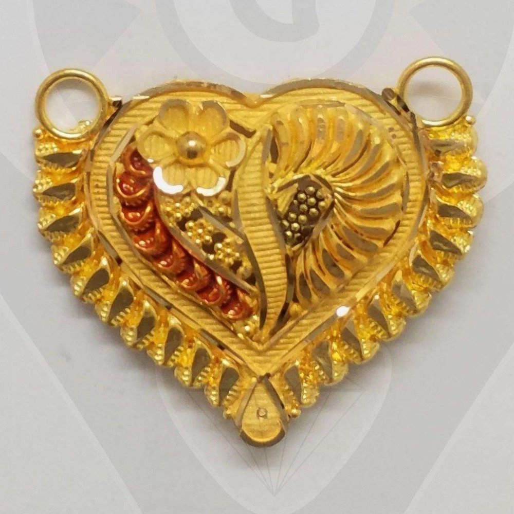 916 gold designer pendant