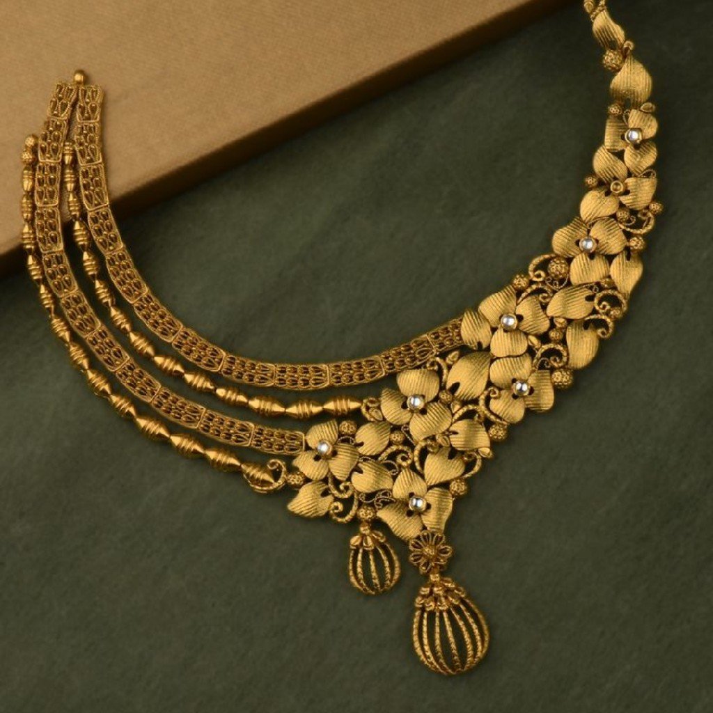 916 gold weeding necklace MJ-084